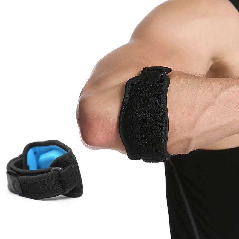 1Pc Sports Adjustable Elbow Brace Compression Arm Support for Tennis Golf Basketball Volleyball Unisex Fitness Tool