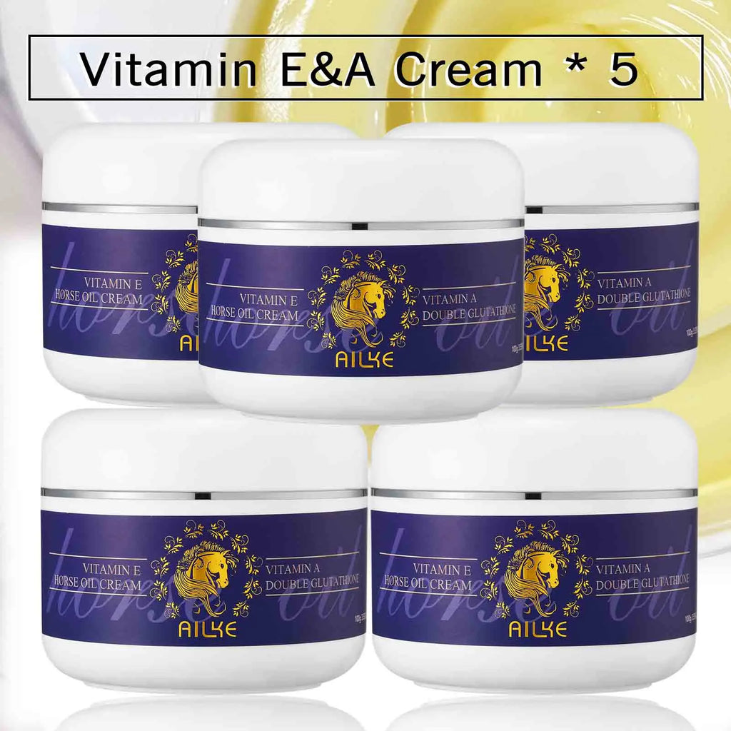 AILKE Glutathione 5-in-1 Women Skin Care Kit, With Body Lotion, Serum, Dark Spot Removal Cream, Body Cream, Brightening Soap