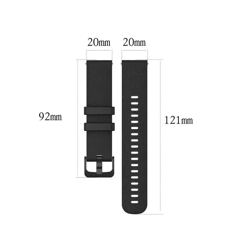 Silicone Band For Samsung Galaxy Watch 7/6/5/pro/4/Classic/active 2 47-44mm 20mm/22mm sport bracelet huawei gt 18mm watch strap
