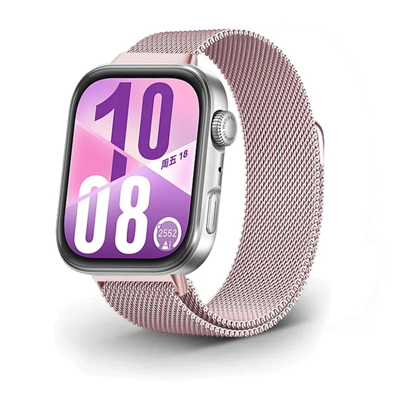 Milanese Loop Band For Huawei Watch FIT 4 pro-Fit 4 Strap Magnetic stainless steel correa for Huawei Fit 3 Fit4 bands Accessorie