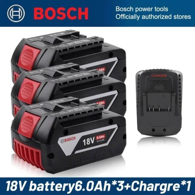 100% Original-Bosch 18V Battery, 18V and 6000mAh Backup Batteries, Draadloze Professional System, BAT609 BAT618 18V Tool Battery