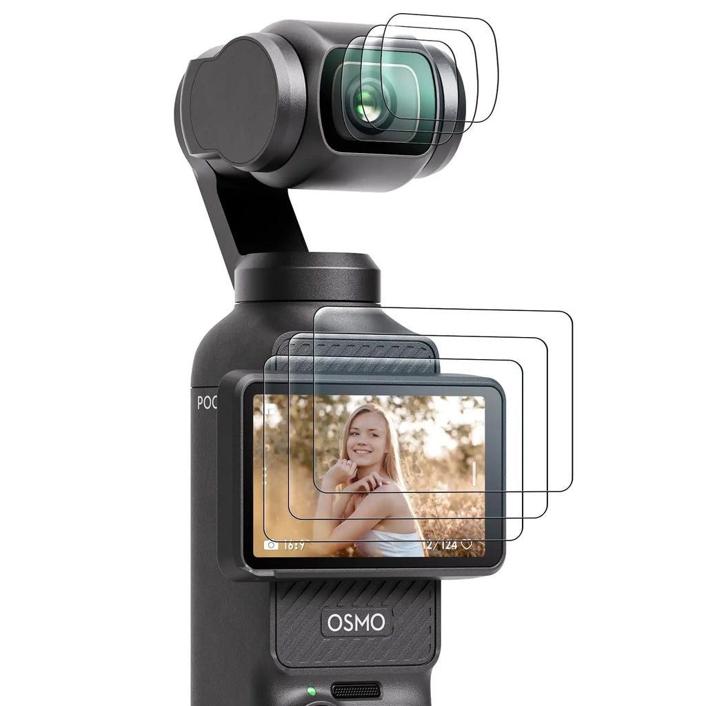 Tempered Glass Screen Protector For DJI Osmo Pocket 4 3 Lens Screen Protector For DJI Osmo Pocker4 3 Accessories