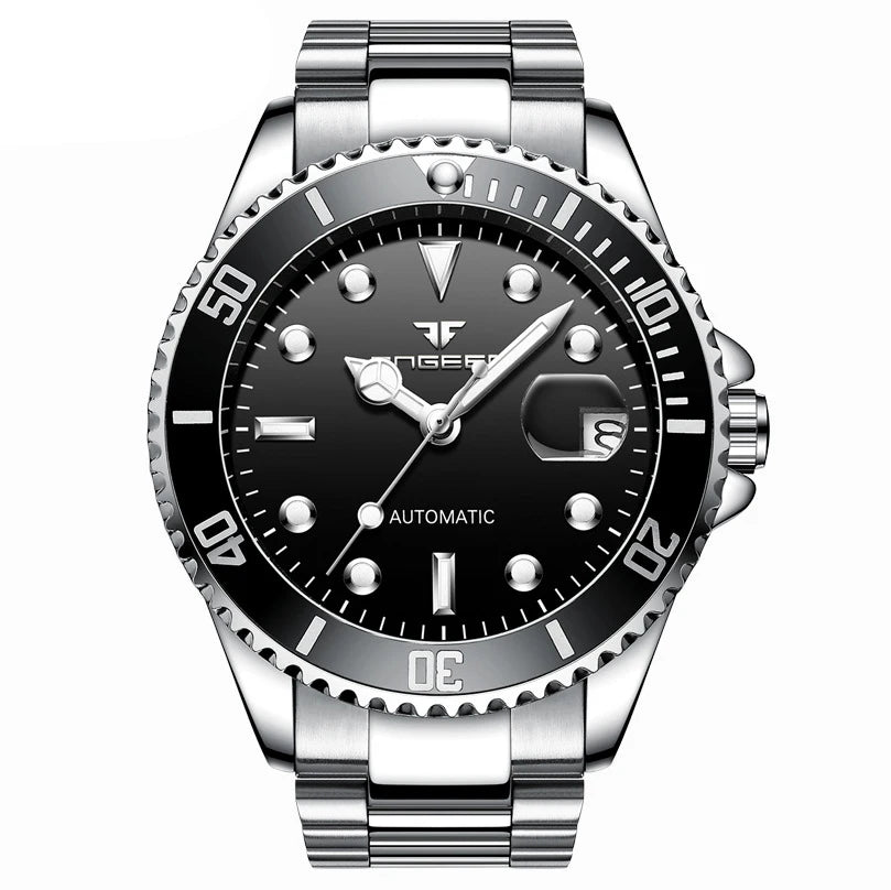 BINBOND Mechanical Wristwatches For Men Luxury Luminous Waterproof Automatic Tourbillon Men's Watch Skeleton Reloj Free Ship