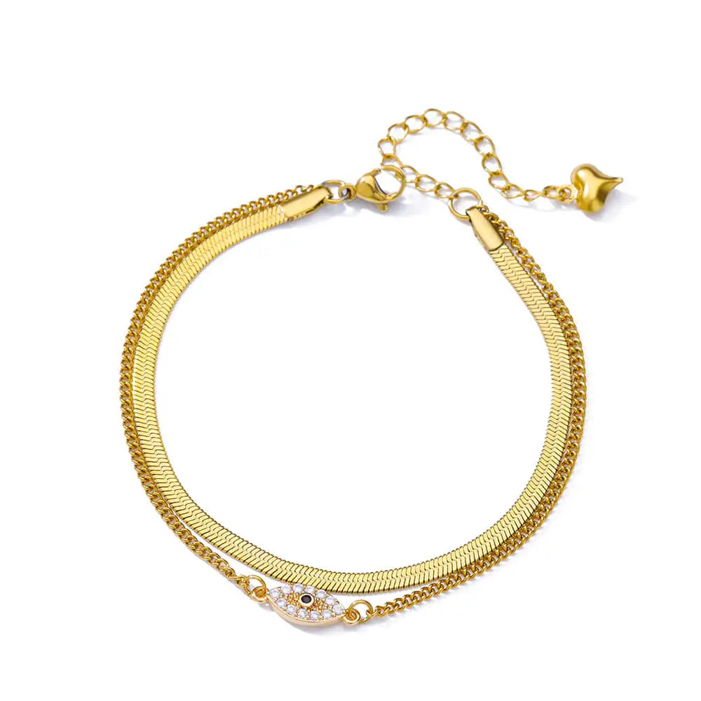 Colorful Boho Drops Anklets For Women Gold Color Stainless Steel Geometric Anklet Luxury Wedding Aesthetic Summer Jewelry Gift