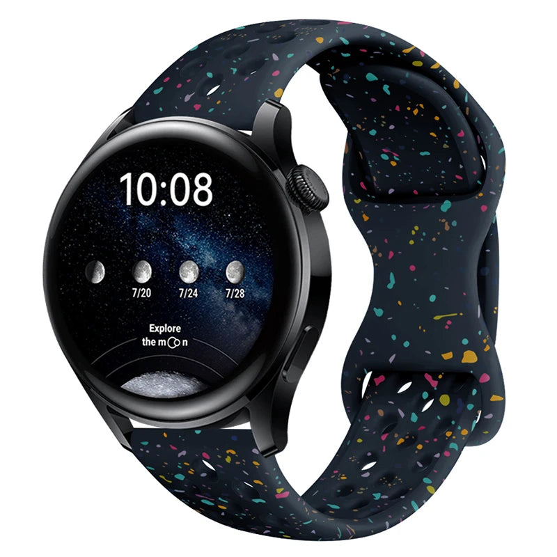20mm 22mm Silicone Band For Huawei Watch GT6 GT6 Pro 46mm Sport Strap For Huawei Watch GT5Pro GT2 3 4 5 46mm 42mm /GT3Pro 43mm