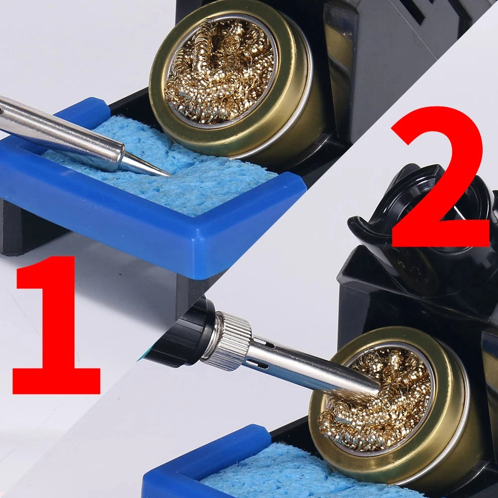 YIHUA Universal Soldering Iron Stand Replacement Soldering Holder High Temperature Resistance With Welding Cleaning Sponge Pads