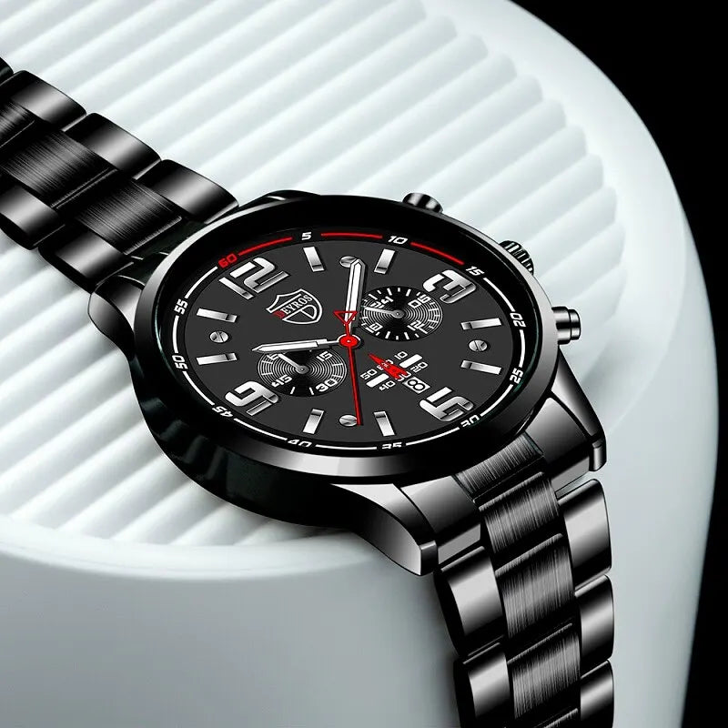 2023 Luxury Fashion Mens Calendar Watches Men Business Watch Male Quartz Wrist Watch Luminous Clock Reloj Hombre