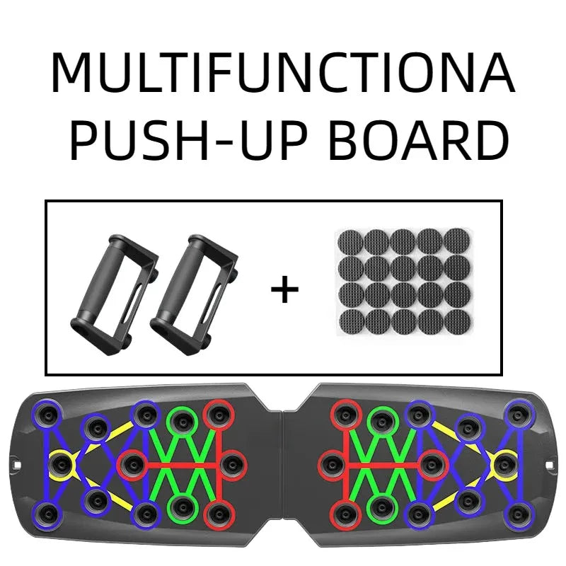 Portable Multifunctional Push-up Board - Fitness and Muscle Training Device Home Workout Set Foldable Push Up Bar Resistance