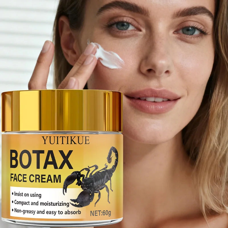 BOTAX Anti-Wrinkle Face Cream 60g - Targets Frown Lines, Crow's Feet, Nasolabial & Puppet Lines, Creamy & Non-Greasy