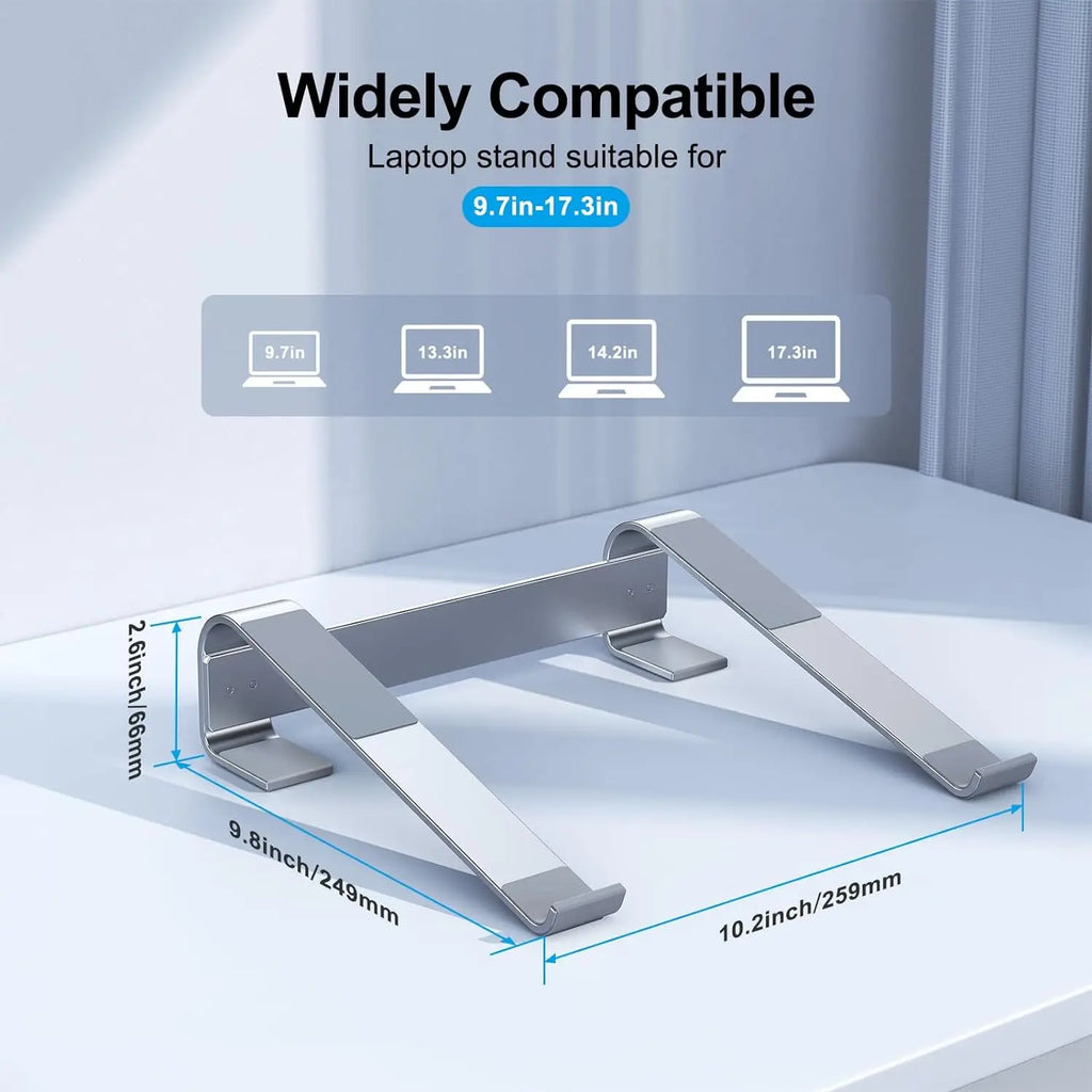 Aluminum Laptop Cooling Stand Riser for Desk Macbook Pro Air Dell HP Lenovo Notebook Computer Holder Bracket Support Accessories