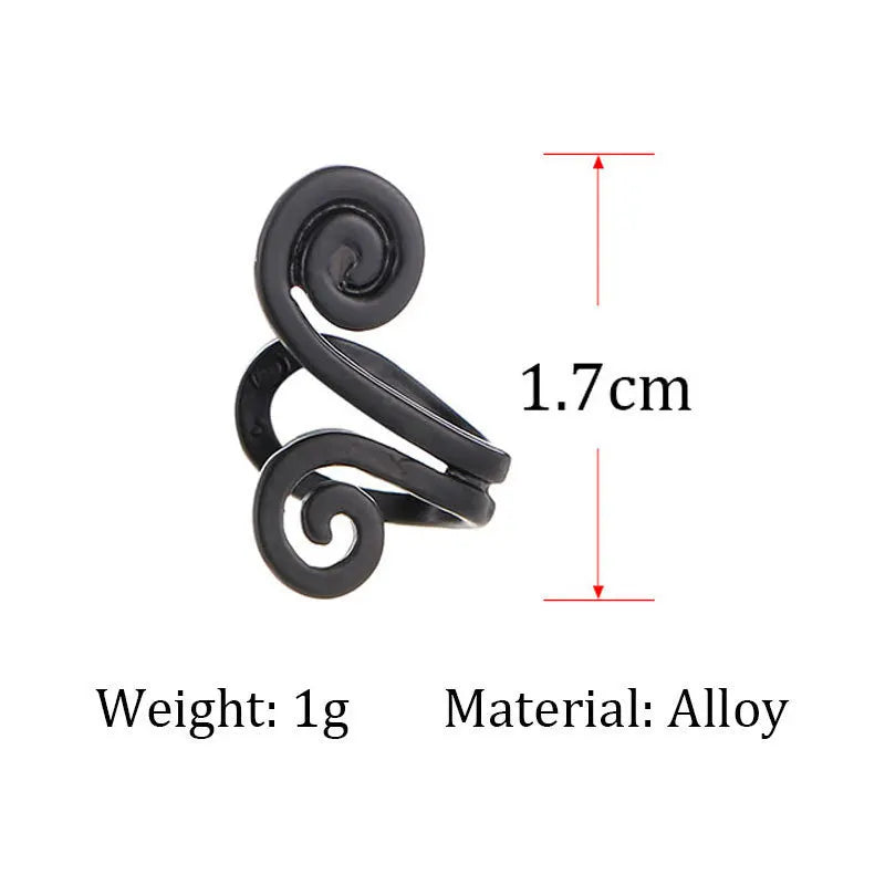 Fashion Totem Clip Earring for Women Without Piercing Cartilage Vintage Ear Cuff Girls Jewerly Gifts