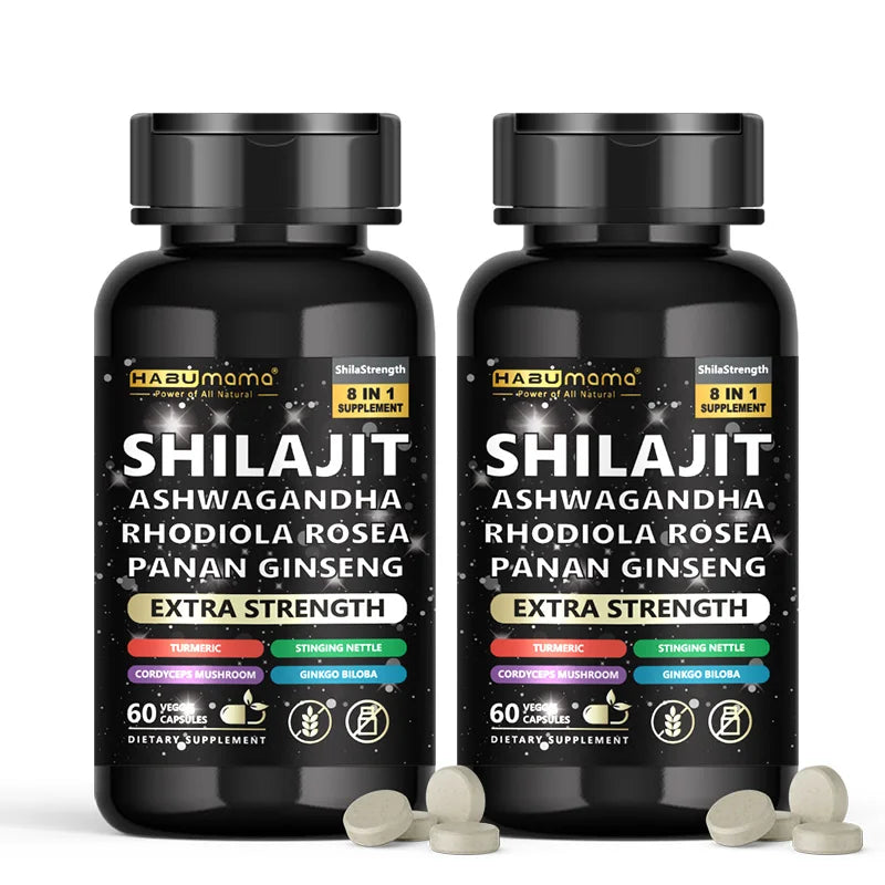 Natural Powerful Male Supplement with Shilajit, Ashwagandha & Ginseng Extract