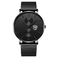 DEYROS Men's Slim Quartz Mesh Watch – Two Colors