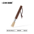 MHW-3BOMBER Coffee Grinder Cleaning Brush Dusting Espresso Brush Accessories for Home Barista Kitchen Tool Wood Handle & Natural