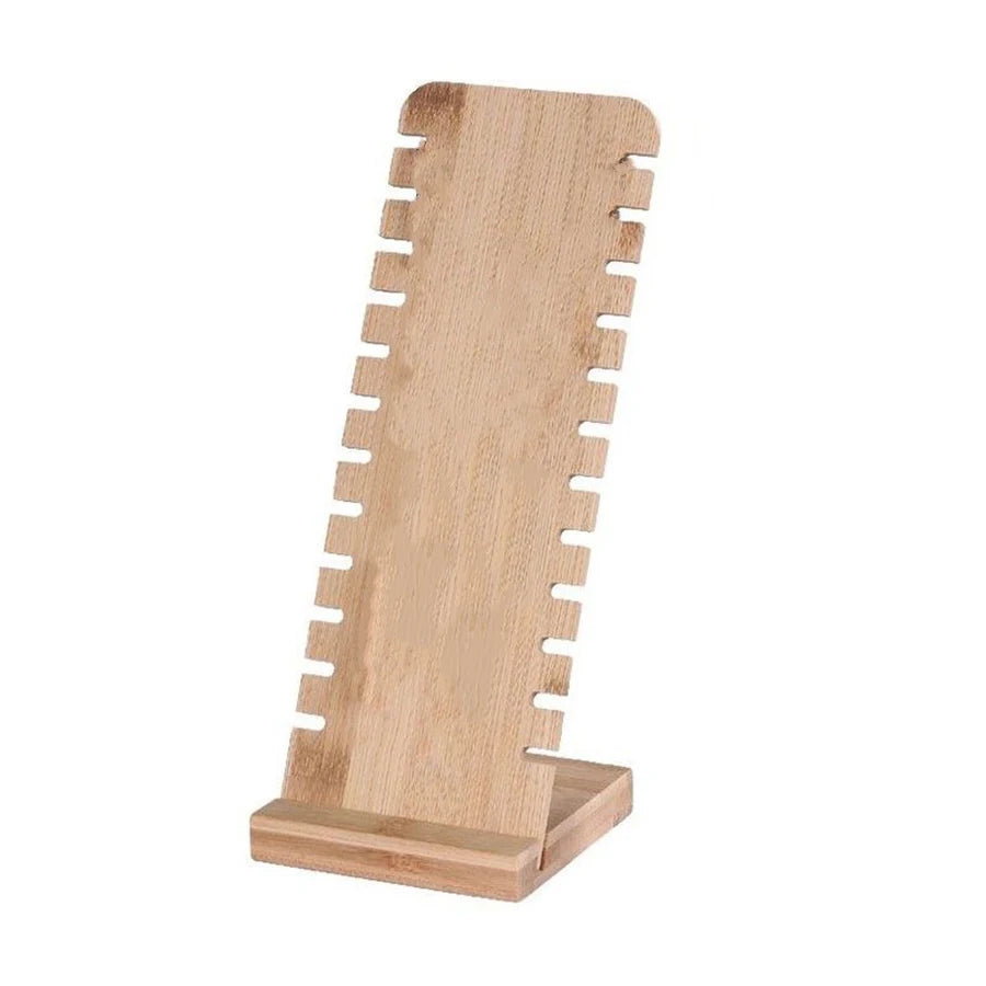 1PC, Bamboo Vertical Jewelry Necklace Display Stand, Suitable for Jewelry Display Sales and Family Necklace Display.