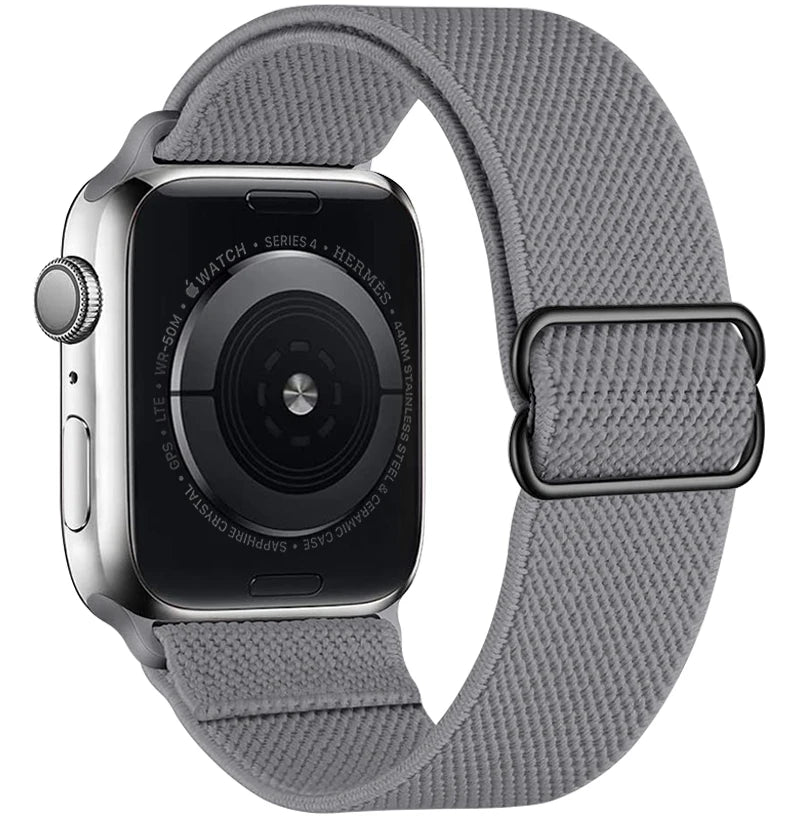 Scrunchie Strap for Apple Watch Band 45mm 44mm 40mm 41mm Adjustable Nylon Bracelet iWatch Series Ultra 3 4 5 SE 6 7 8 9 10 11
