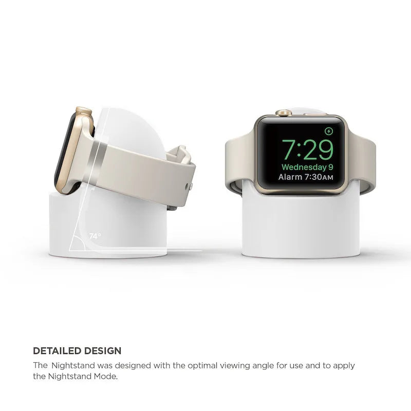 Charger Stand For Apple Watch Series 9 8 7 6 Ultra 2 Silicone Desktop Charging Bracket Dock Station iWatch Charging Cable Holder