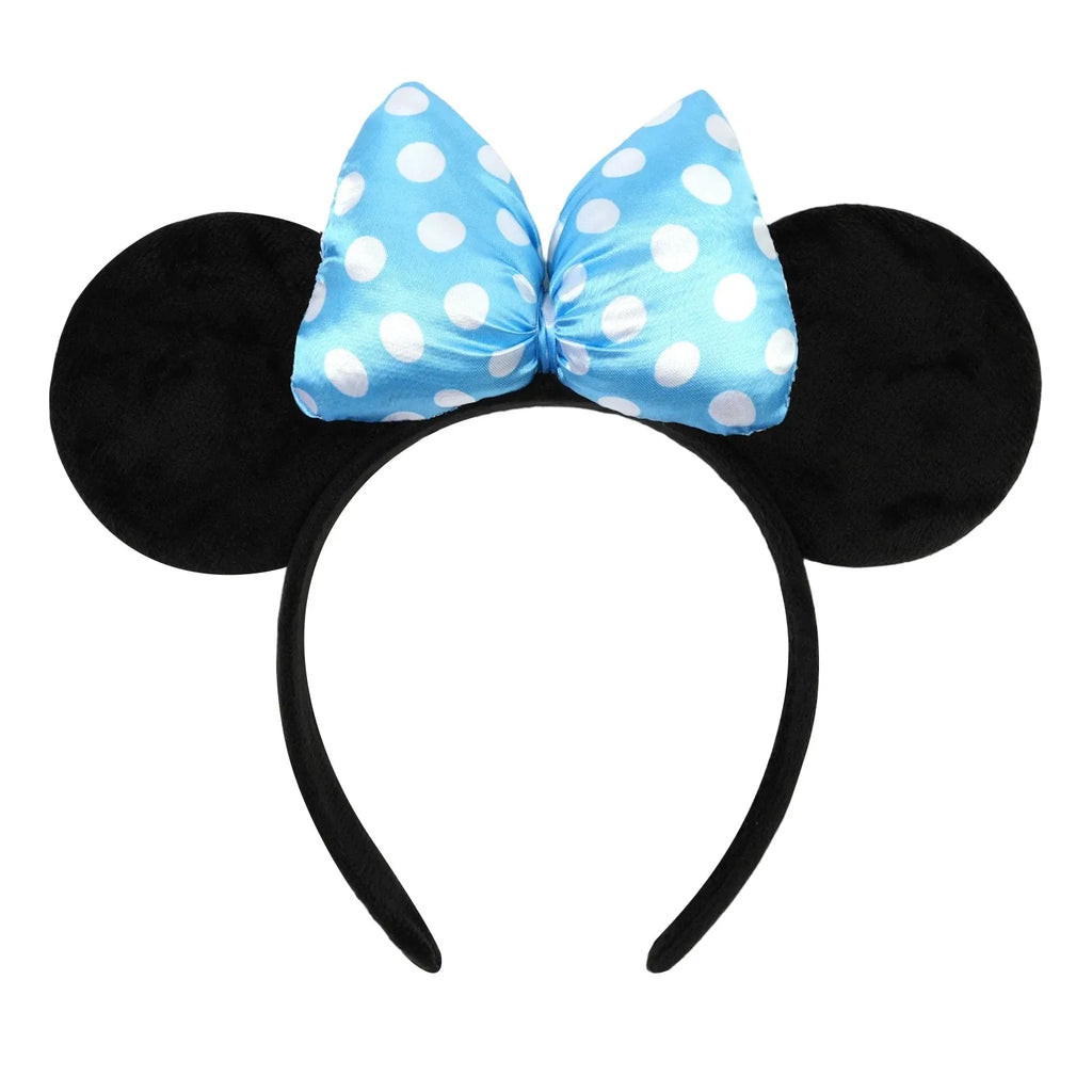 Fashion Mouse Ears Hairband for Women and Ladies Polka Dot Bow Mini Ears Costume Accessories Girls Headband