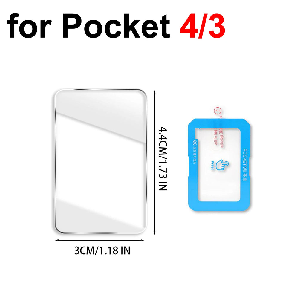 HD Lens Screen Protector for DJI Pocket 4 3 Camera Tempered Glass Easy Install Protective Films For DJI Osmo Pocket4 Accessories