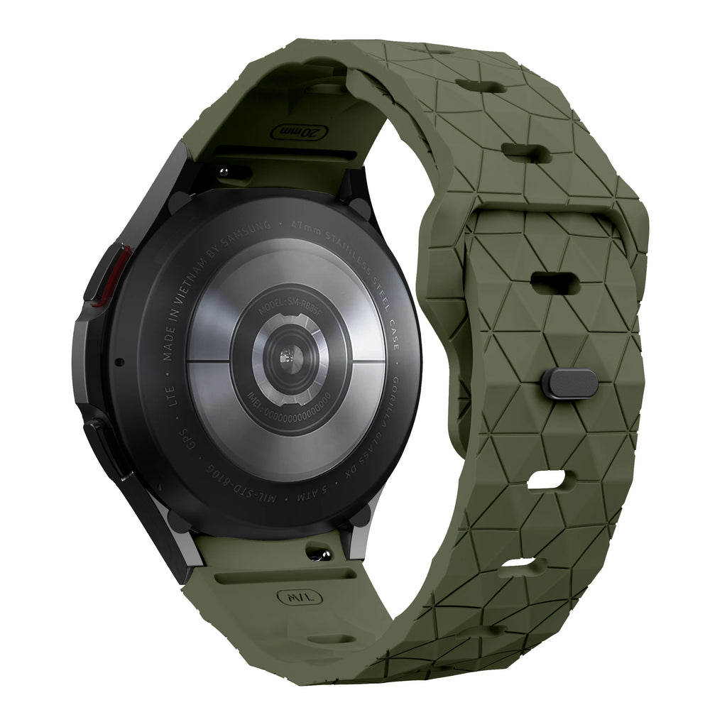 Silicone Band for Samsung Galaxy Watch 6 44mm 40mm/5/6 Classic 43mm 47mm/5 pro 45mm No Gaps 20mm Bracelet Galaxy watch 4 strap