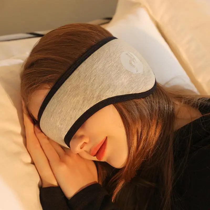 2 in 1 Earplugs And Adjustable Eye Mask Noise Reduction Travel Nap Sound Insulation Earmuffs for Better Sleep Anytime for Office