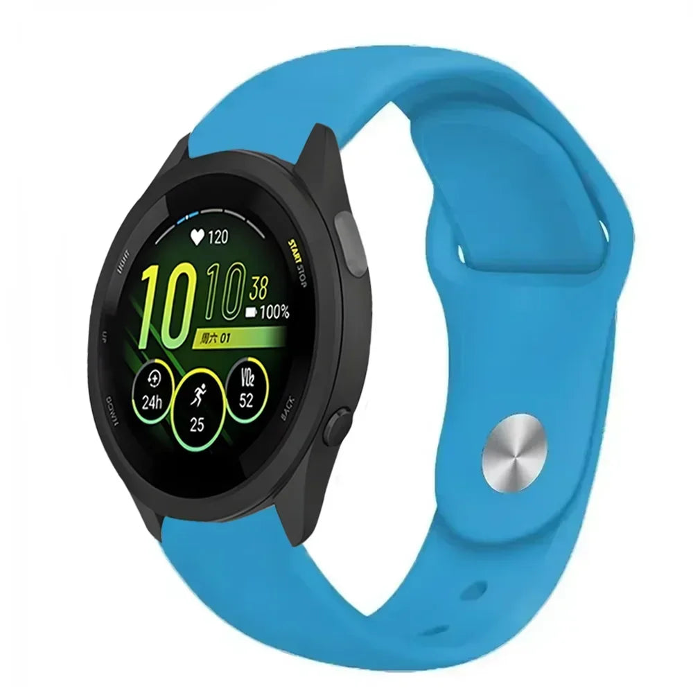 18mm 20mm 22mm Silicone Strap for Gramin Venu 3 3S 2 Active 5 Vivoactive 5 Bracelet Garmin Forerunner 165 55 965 265 265S Correa