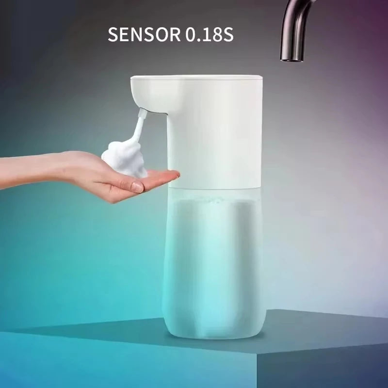 Automatic Sensor Foam Dispenser Touchless Type-C Charging Capacity Smart Liquid Soap Dispenser Infrared Sensor Soap Dispenser