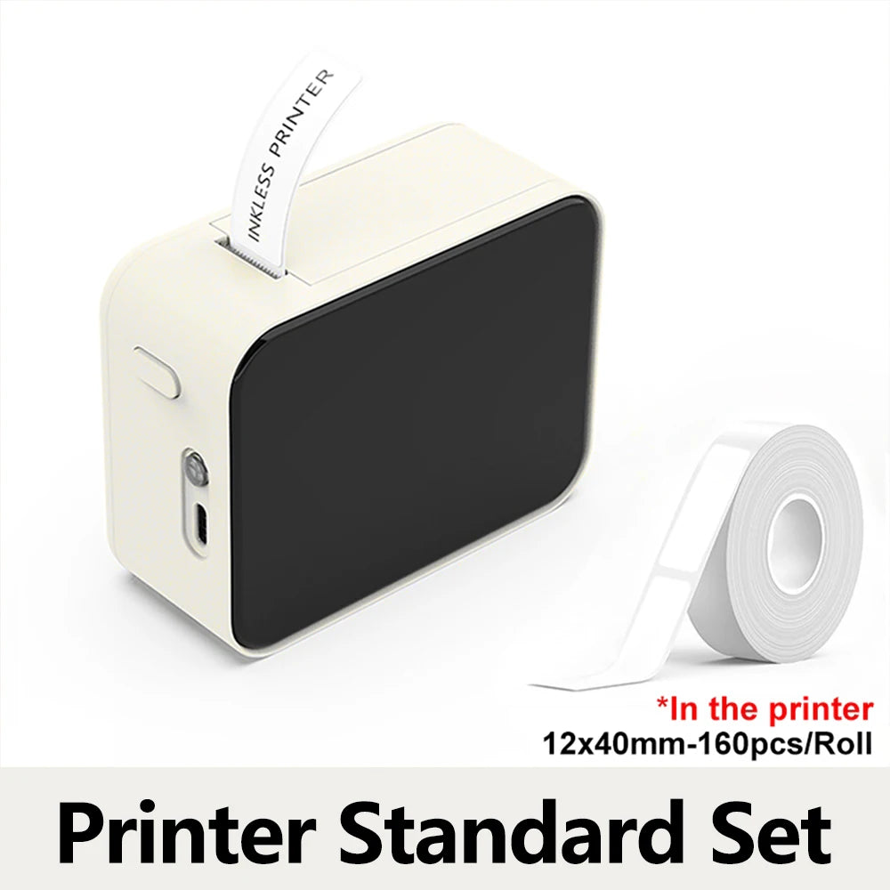 Marklife P15 Mini Label Printer Portable Thermal Printer Inkless Self-adhesive Paper Sticker Printing Machine Name Tag Labeller