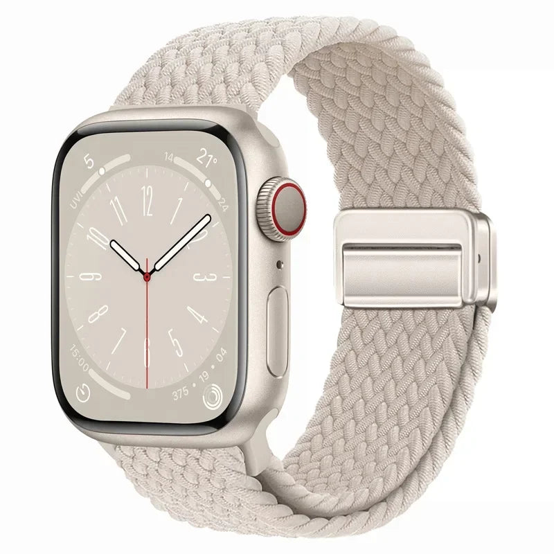 Nylon strap For Apple watch 11 10 42mm 46mm 9 8 7 45mm 41mm Ultra 3/2/1 49mm Magnetic wristband For iWatch 6 5 4 3 SE 44mm 40mm