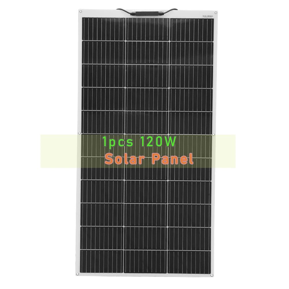 XINPUGUANG 150W 120W 100W 50W Flexible Solar Panel 18V Solar Charge 12V Battery Charger System Kit For Motor Home Camper Balcony