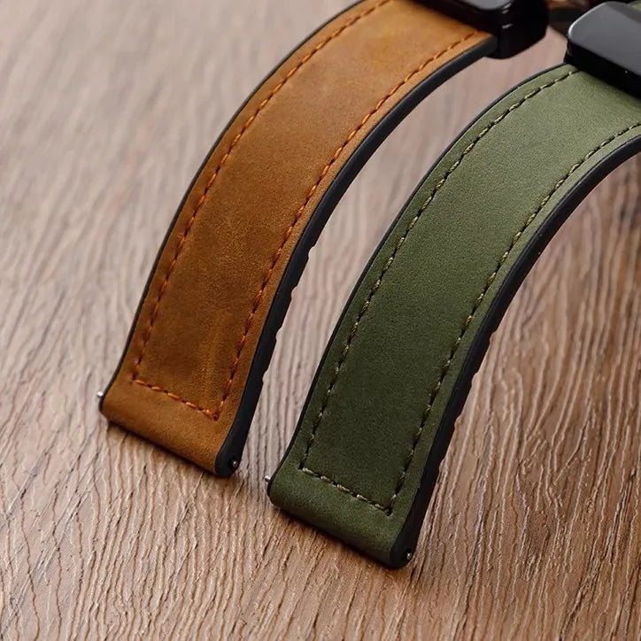 Leather Silicone Strap For Xiaomi Watch 2 Pro S4 S3 S2 S1 Pro Active 22mm Magnetic Watch Band For Mi Watch Color Miwatch Color 2