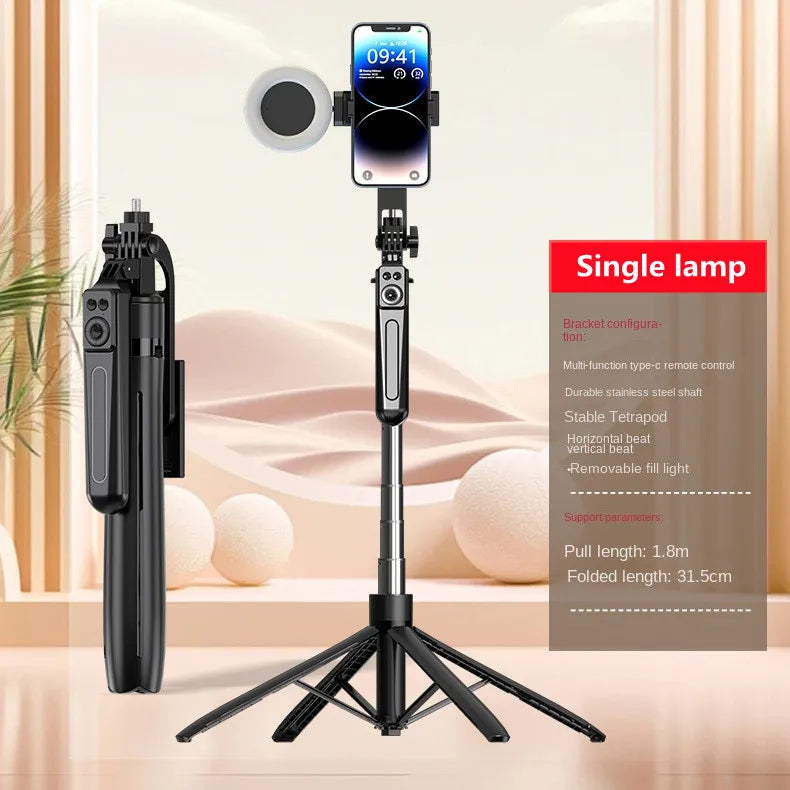 COOL DIER 2026 New 180cm Tripod for Smartphone Camera,Tripods Stand with Bluetooth shutter Wireless Selfie Stick brackets holder