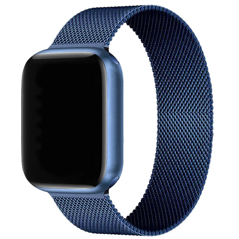 Strap For Apple watch Band 10 46MM 44mm 45mm 41mm 49mm 42mm 40mm 45mm Milanese Loop bracelet iwatch series 9 7 8 4 5 6 SE Ultra2