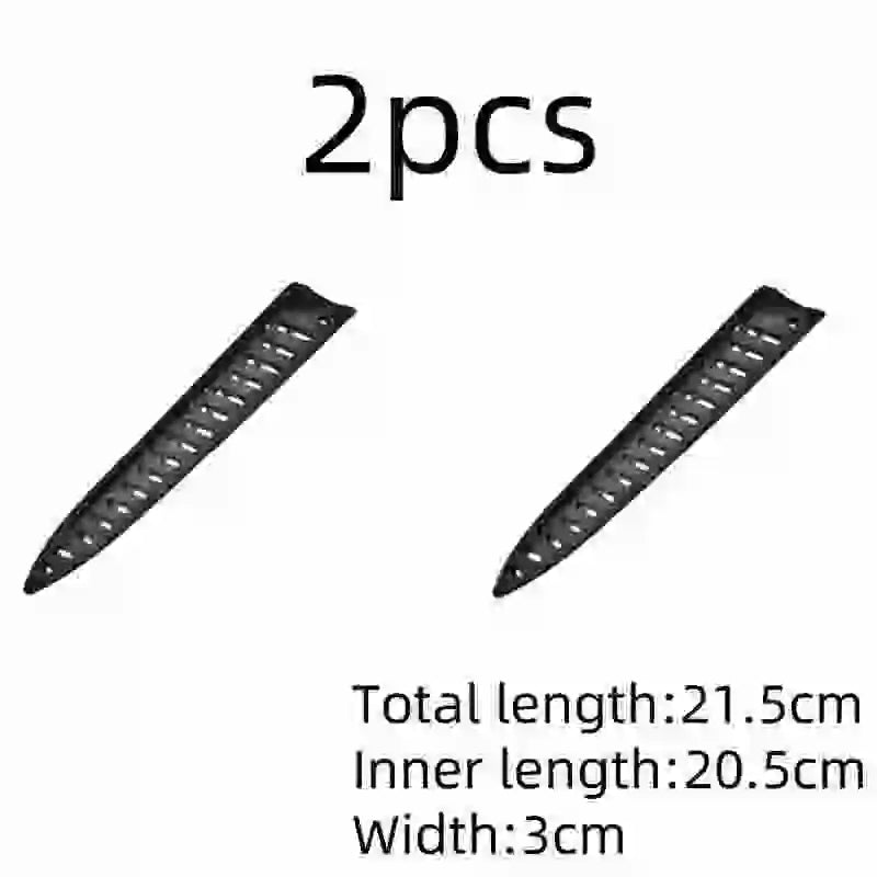Kitchen Knife Sheath Black Plastic Knife Covers Knife Blade Protector Cover Guards Case Kitchen Accessories кухонні аксесуари