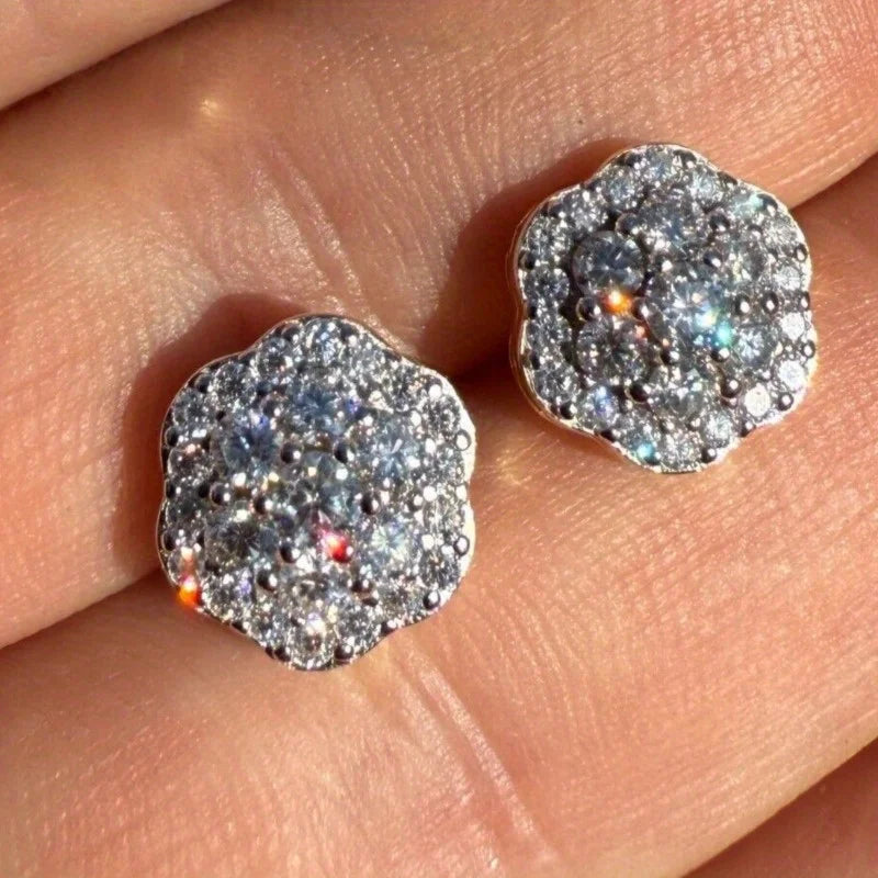 Square Stud Earrings – 11 Finishes