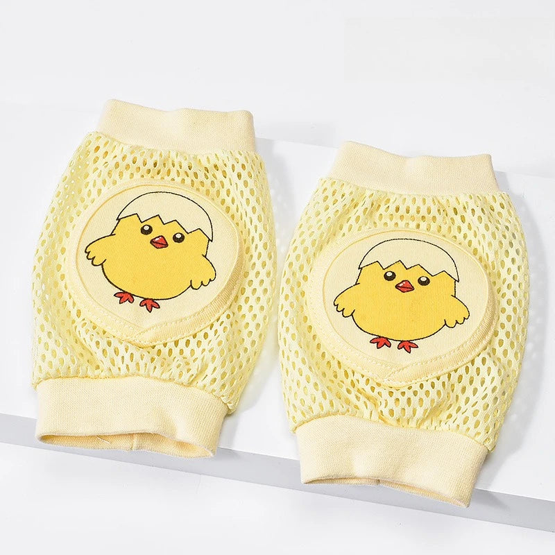 Anti-Fall Learning to Walk Gear for Infants & Toddlers Baby Knee Pads 1 Pair - Thin Summer Crawling Protection,