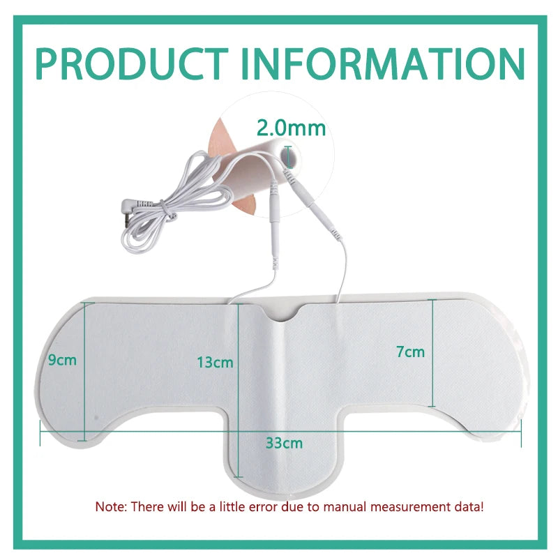 EMS Tens Electrode Pads Gel EMS Electrode Pads Non-Woven Patch Self-Adhesive Acupuncture  Electro Pad