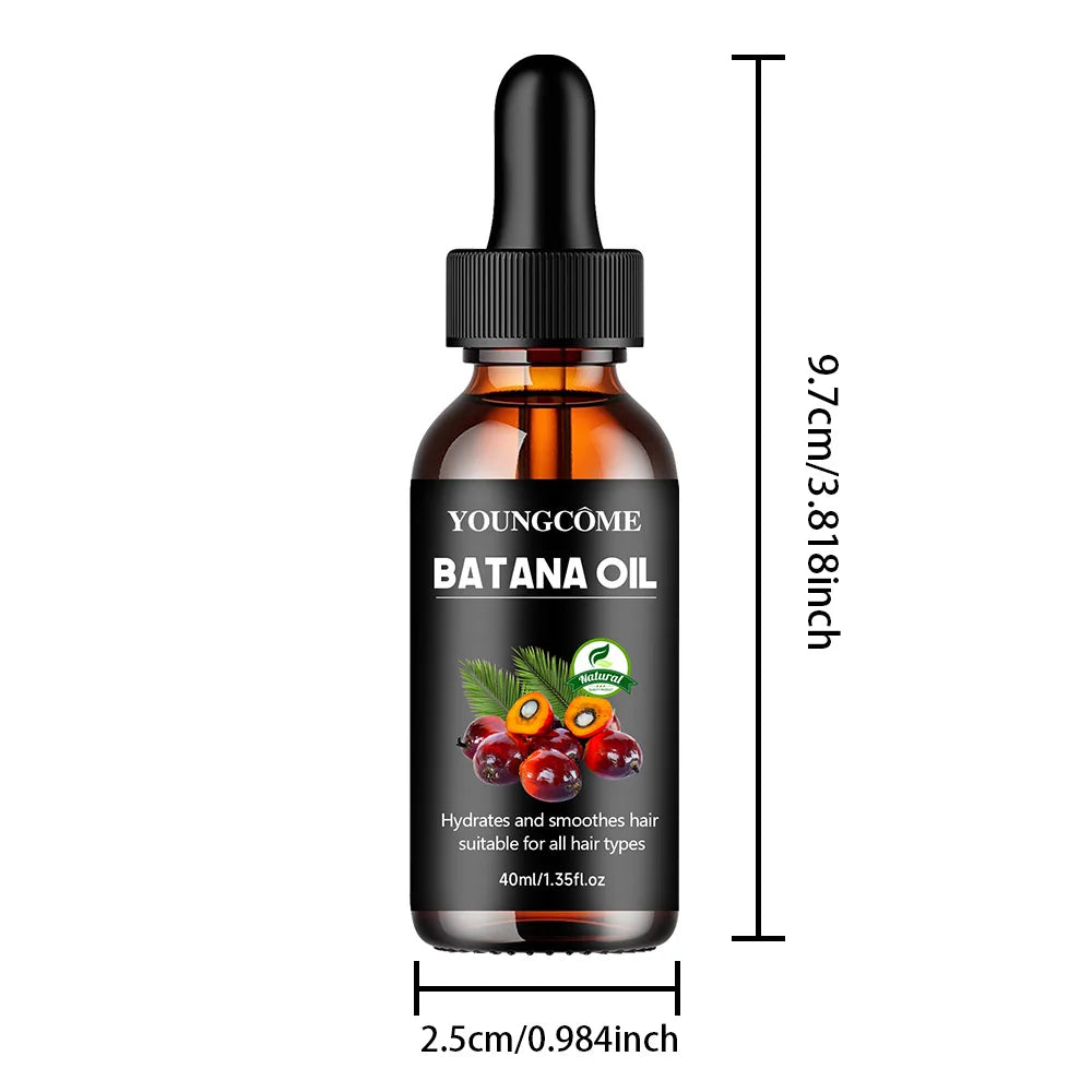 Batana Oil Hydrates And Smoothes Hair Enhances Shine Promotes Growth Smooths & Detangles Suitable For All Hair Types