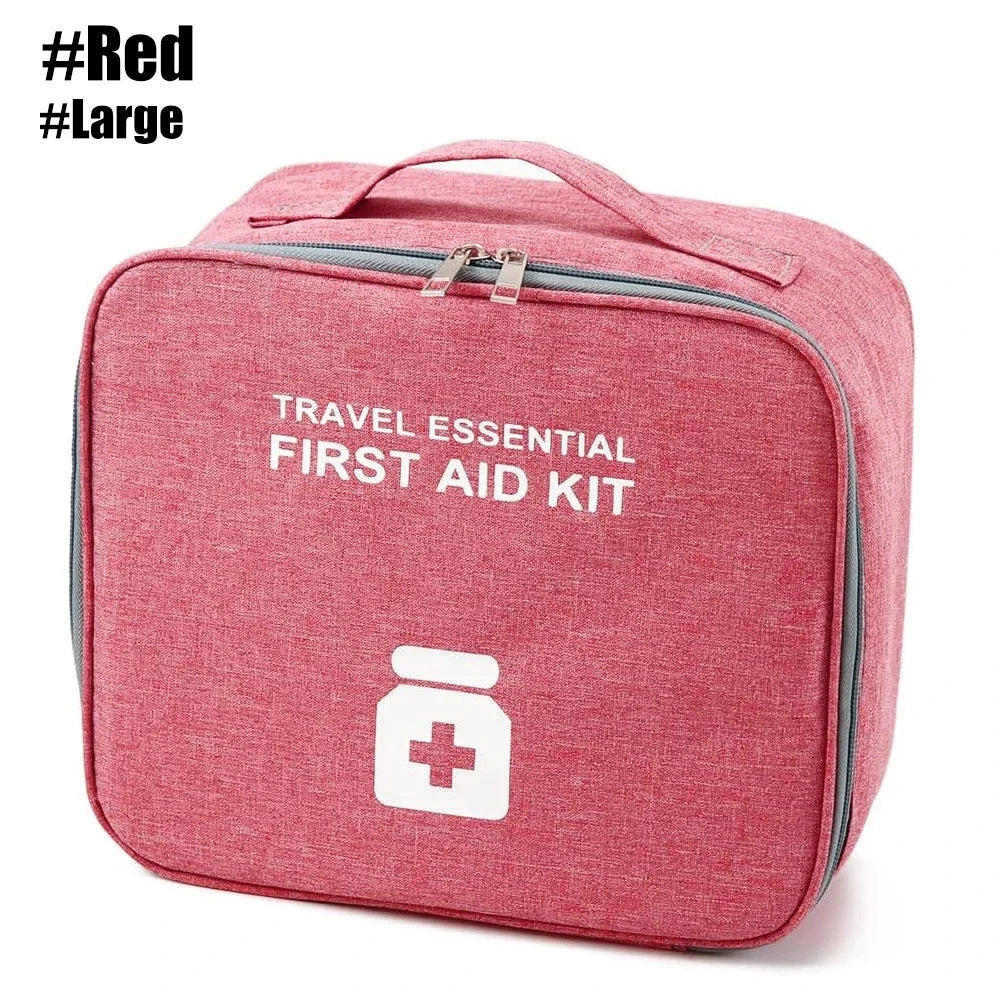 Family First Aid Kit Portable Outdoor Travel Storage Bag Household Large Capacity Layered Medicine Storage Bag