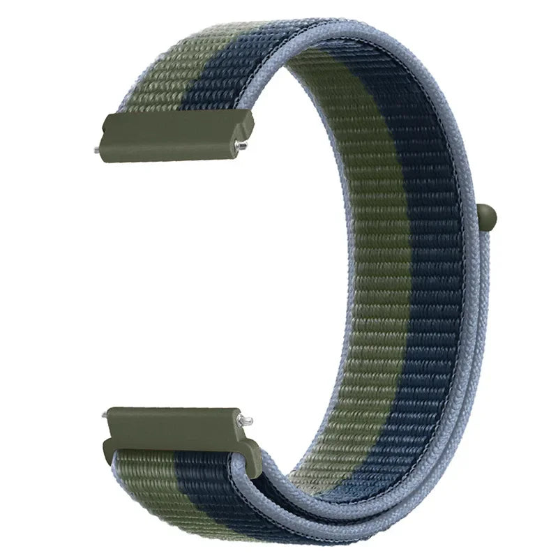 Nylon Loop For Garmin Forerunner 965 255 265 745 Bracelet For Garmin Vivoactive 6 5 4 3/Venu 2 3/Active/Chronos 22mm 20mm Strap