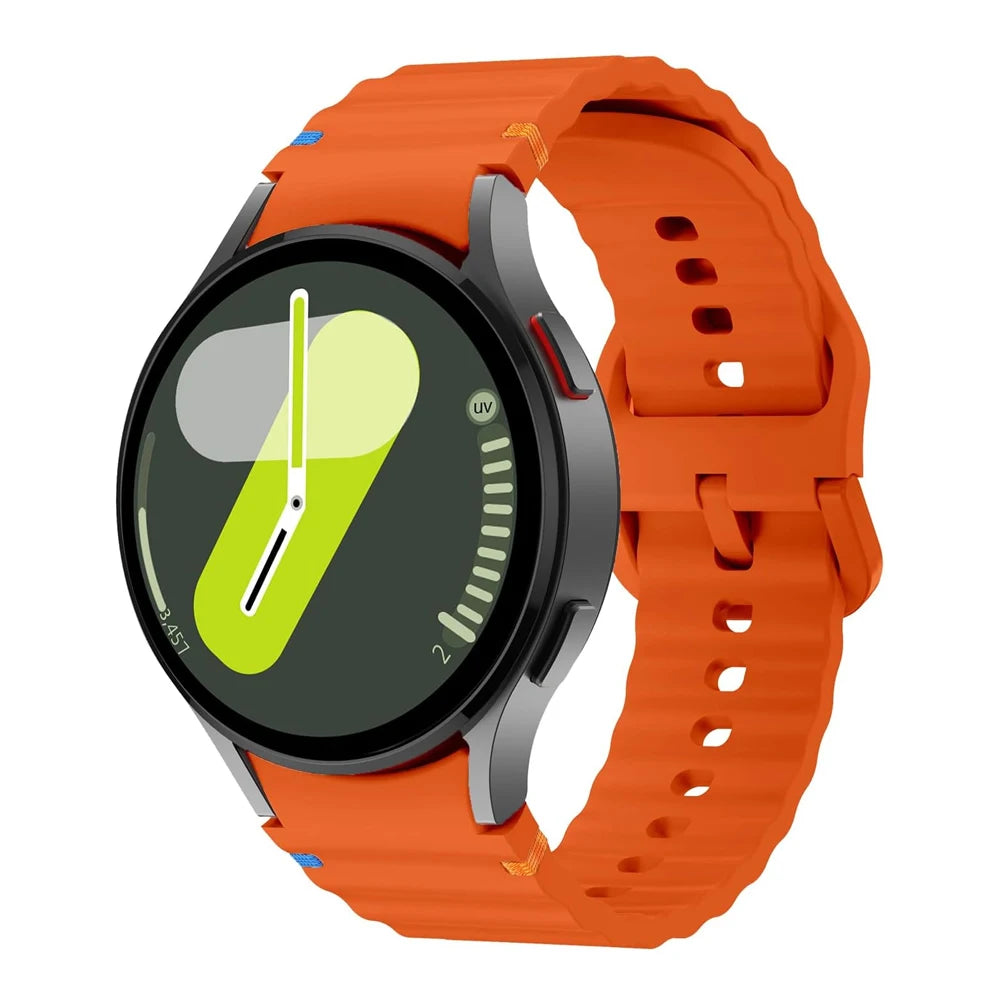 Original Sport Straps for Samsung Galaxy watch 4/5 Pro/6/7/6 classic 44mm 40mm 45 Silicone bracelet correa Galaxy watch 7 Band