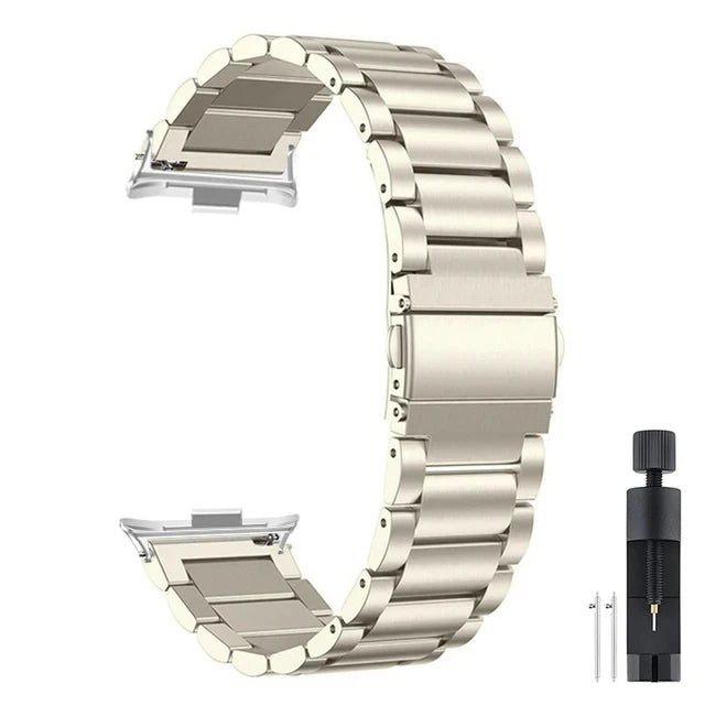 Stainless Steel Strap For Redmi Watch 4 Metal Luxury Band Replacement Watchband For Xiaomi Mi Band 8 Pro Sport Bracelet Correa