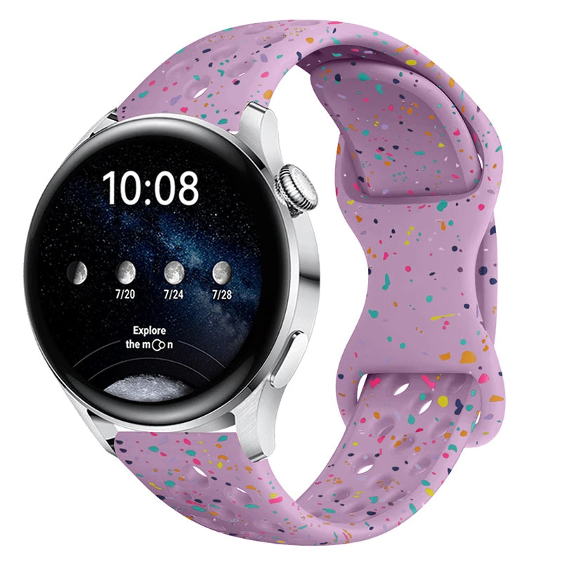 20mm 22mm Silicone Band For Huawei Watch GT6 GT6 Pro 46mm Sport Strap For Huawei Watch GT5Pro GT2 3 4 5 46mm 42mm /GT3Pro 43mm
