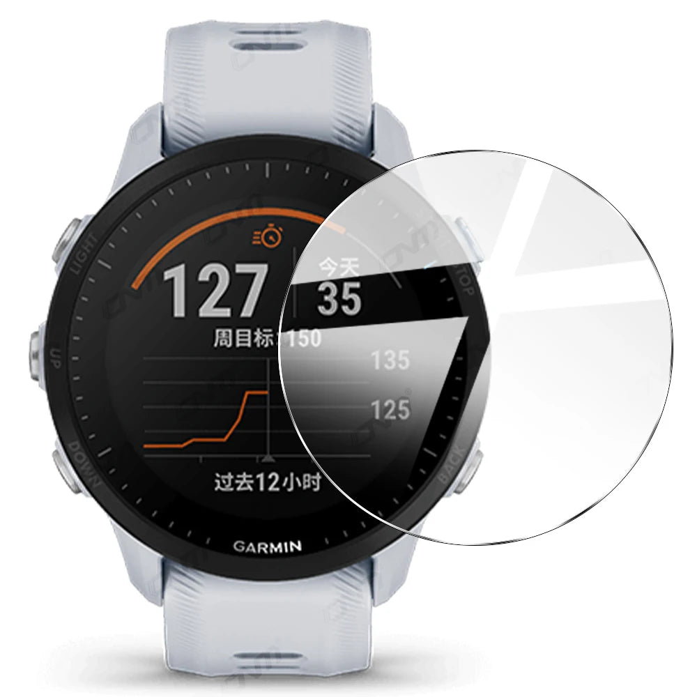 9H Tempered Glass for Garmin Forerunner 955 945 255 245 Music 55 Accessories Screen Protector Glass Ultra-HD Anti-scratch Film
