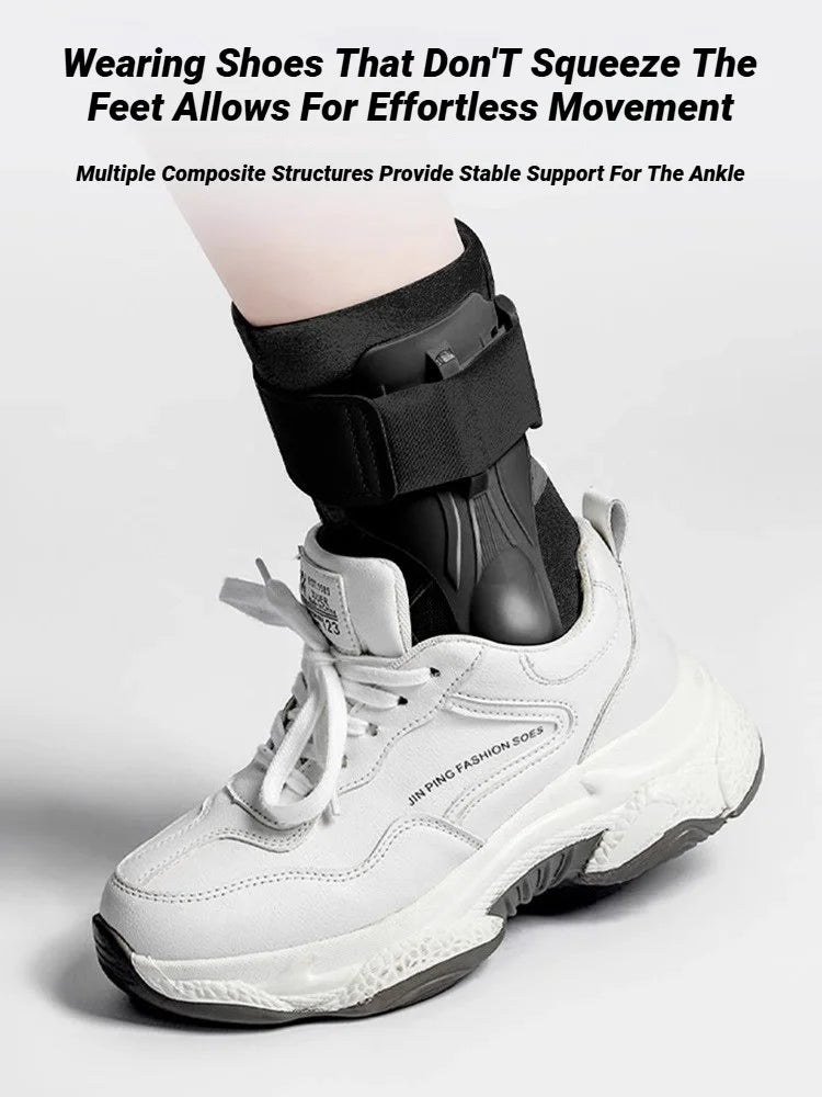 1Pcs Ankle Sprained Support Brace Splint Stabilizer Protect For Injury Recovery Achilles Tendonitis Sports Compression Sleeve
