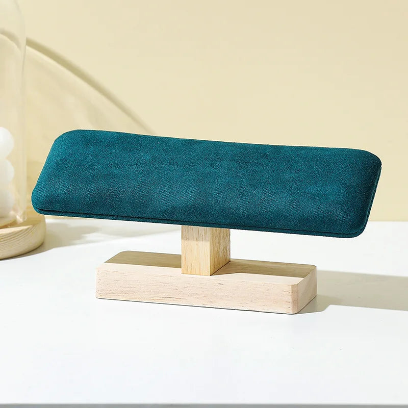 1Pc Wooden Watches Display Stands Base Watch Necklace Bracelet Organizer Rack Bangle Scrunchie Headband Showcase Stands