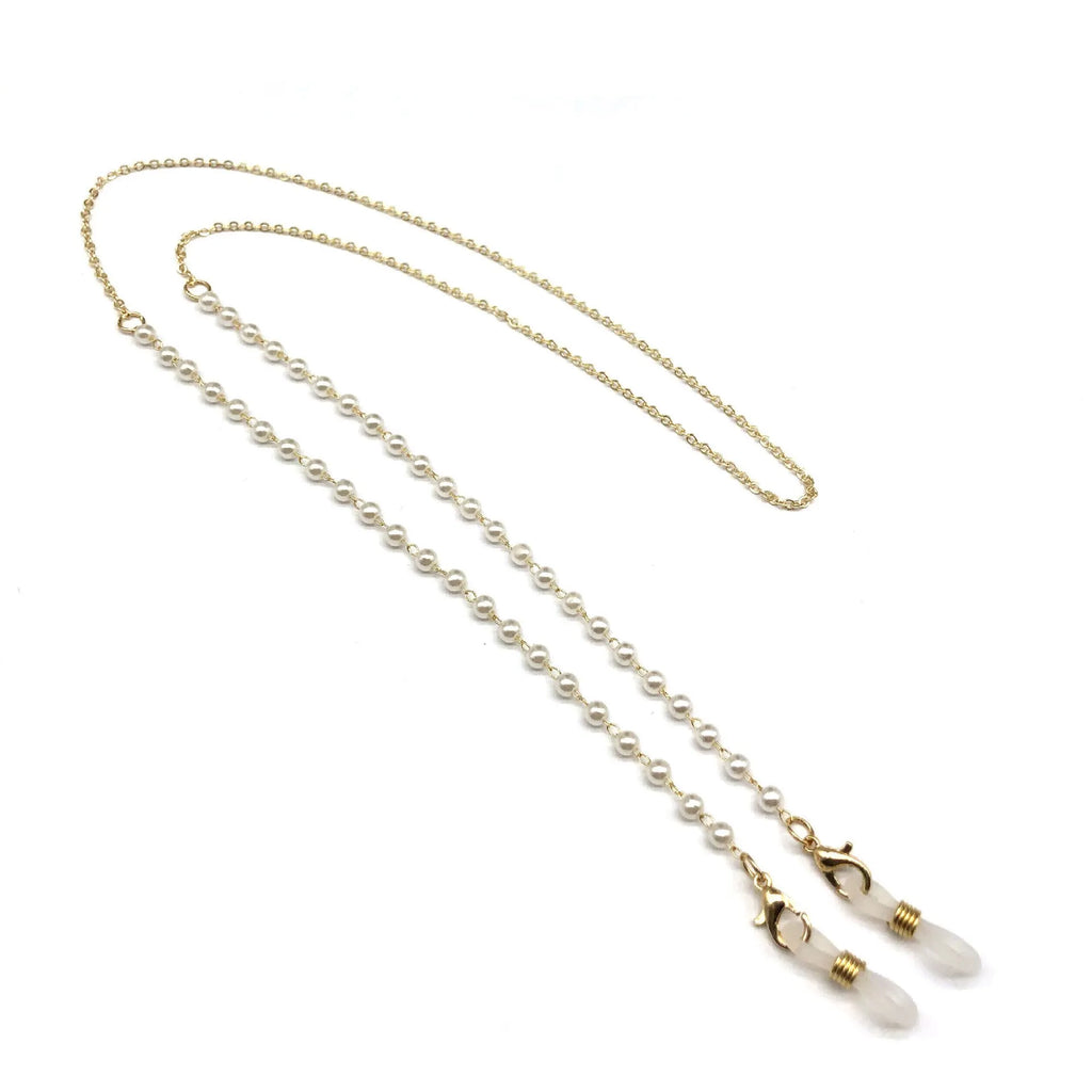 2 PCS New Glasses Chain Pearl Glasses Chain Anti Lost Mask Chain Glasses