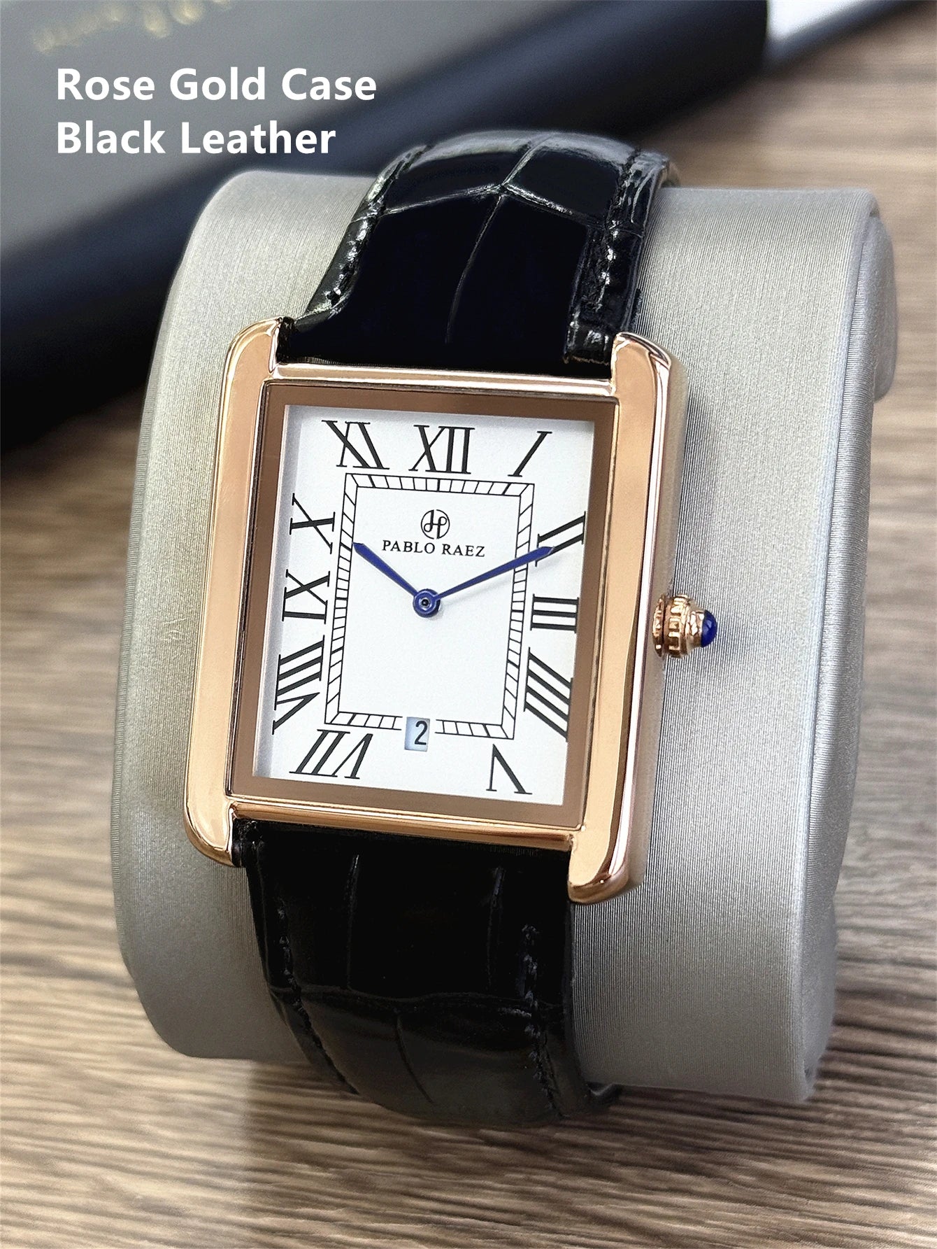 Men Watch Business Retro Classic Calendar Luxury Leather Waterproof Male Fashion Quartz Clock Watches with Box and Spare Battery