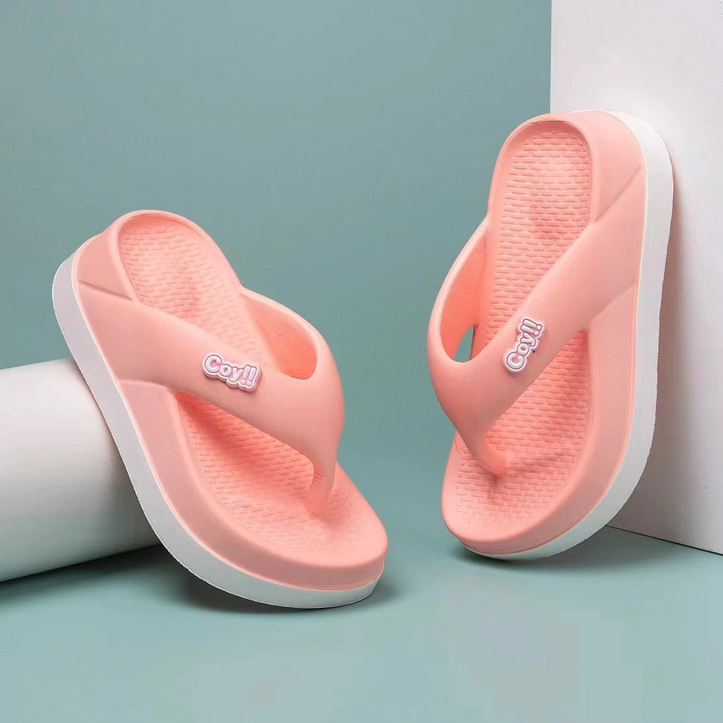 Summer Women's Flip-Flops 3cm Height Non-Slip Summer Sandals Ladies Slides Girl's Slippers