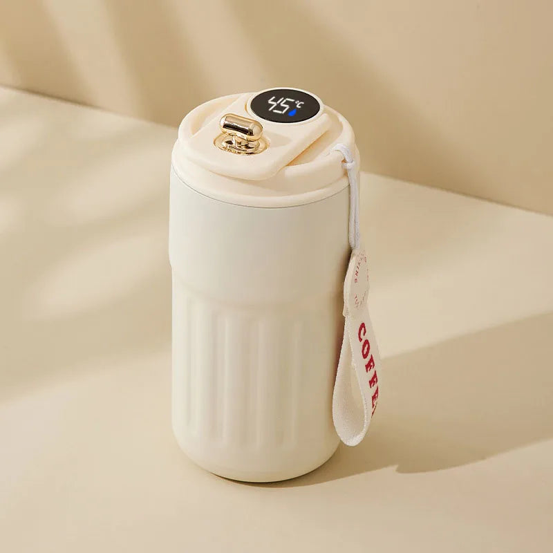 450ML Stainless Steel Thermo Water Bottle LED Temperature Display Coffee Cup Keep Cold and Heat Thermal Mug Travel Vacuum Flask